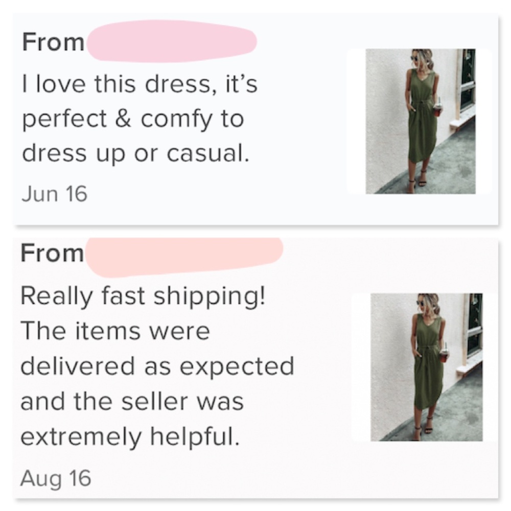 Black Drawstring Waist Midi Casual Dress - Picture 10 of 14